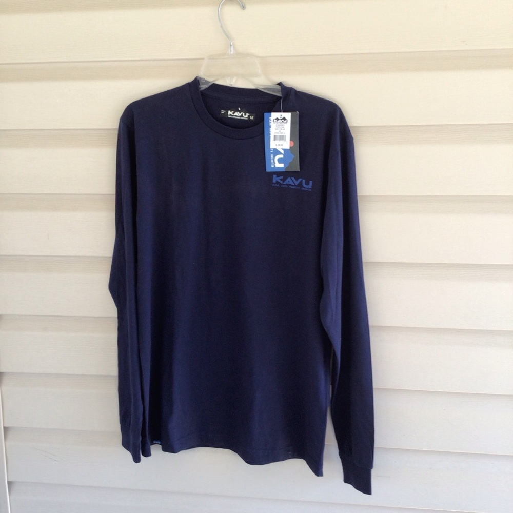 NWT KAVU MENS LONG SLEEVE TEE SZ M